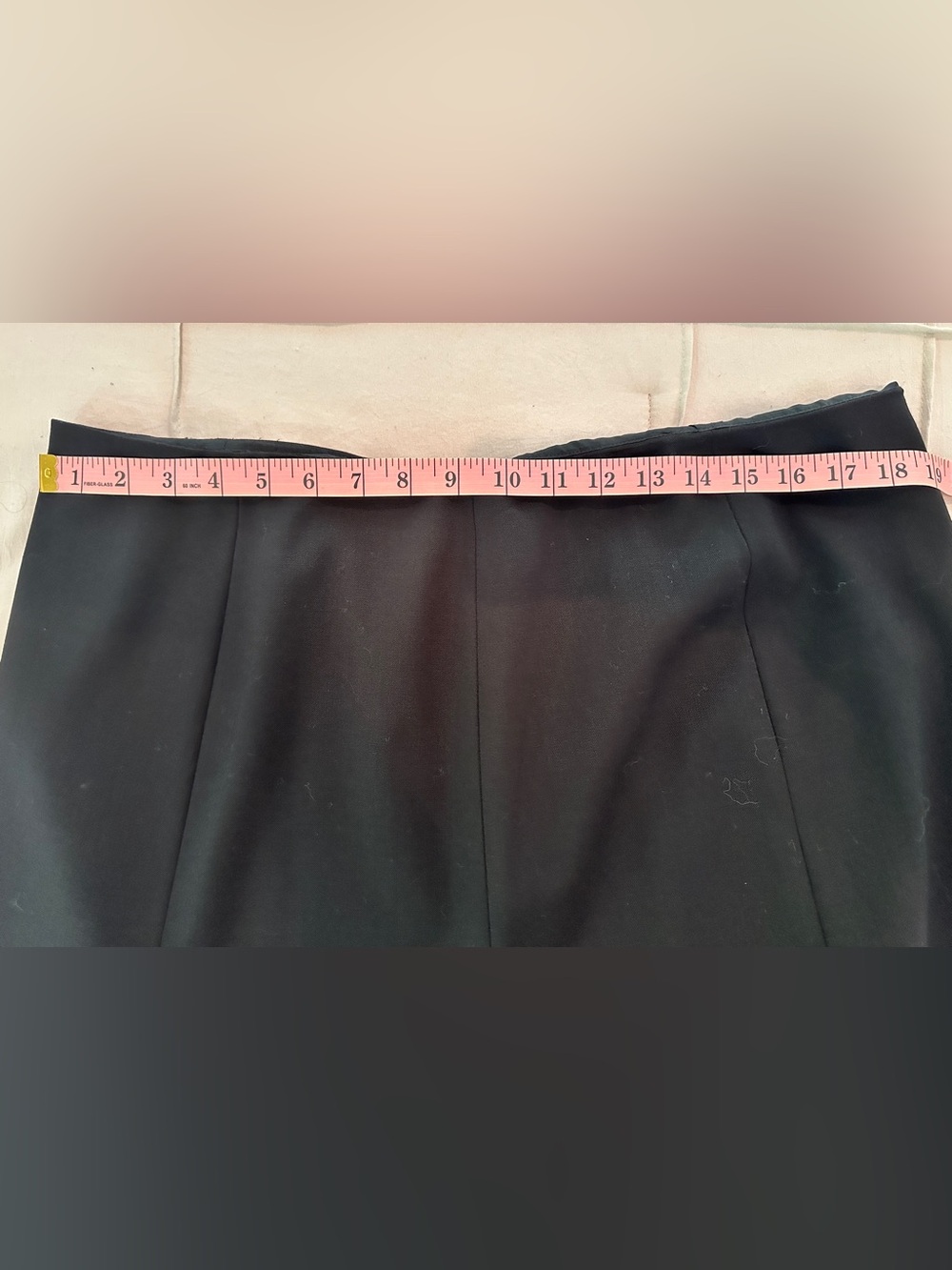 Lauren Ralph Lauren Black A-Line Midi Skirt Size 14W - Picture 6 of 7